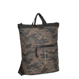 Mart - Top Zip - Water-resistant -  Backpack - Laptop bag 14Inch. - Shopper - Brown Camouflage