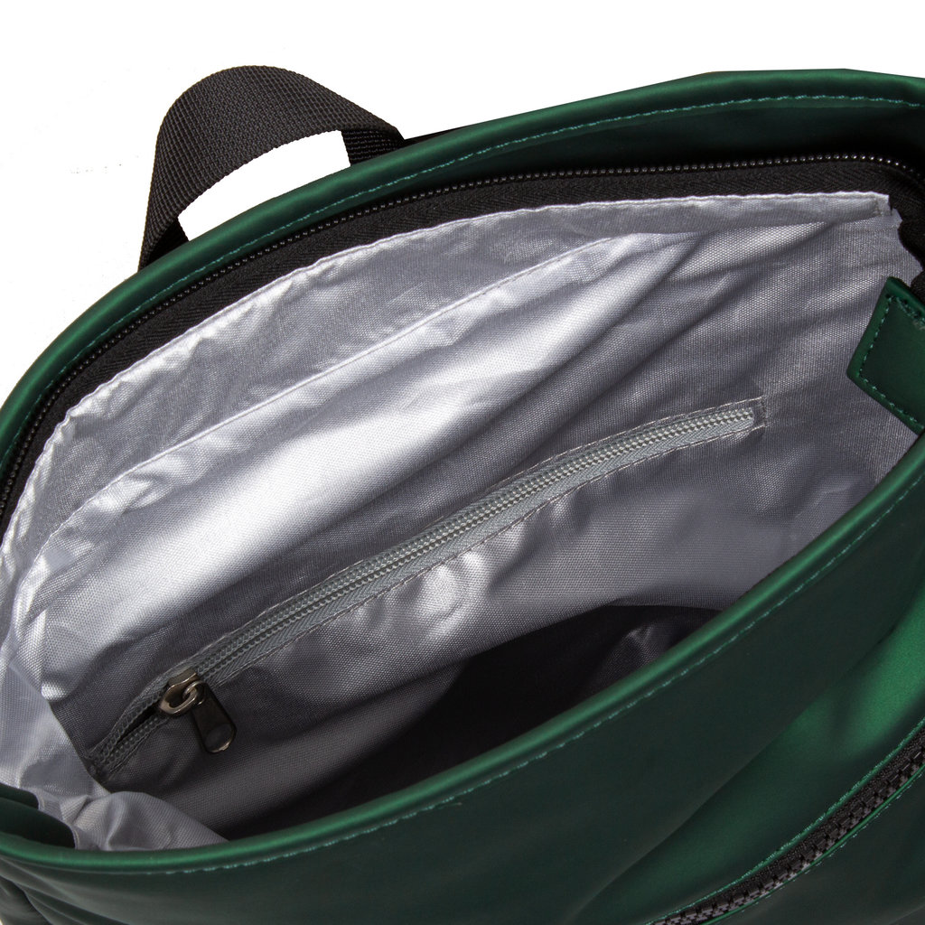New Rebels New Rebels Mart Los Angeles Metallic Green 7L Rolltop Backpack Water Repellent