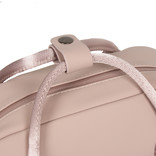 New Rebels New Rebels Harper Miami Rugzak 9L Waterafstotende Laptop Rugtas 13 inch Schooltas en Werktas van PU Comfortabel Oudroze