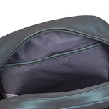 New Rebels New Rebels Harper Miami Rugzak 9L Waterafstotende Laptop Rugtas 13 inch Schooltas en Werktas van PU Comfortabel Metalic Groen