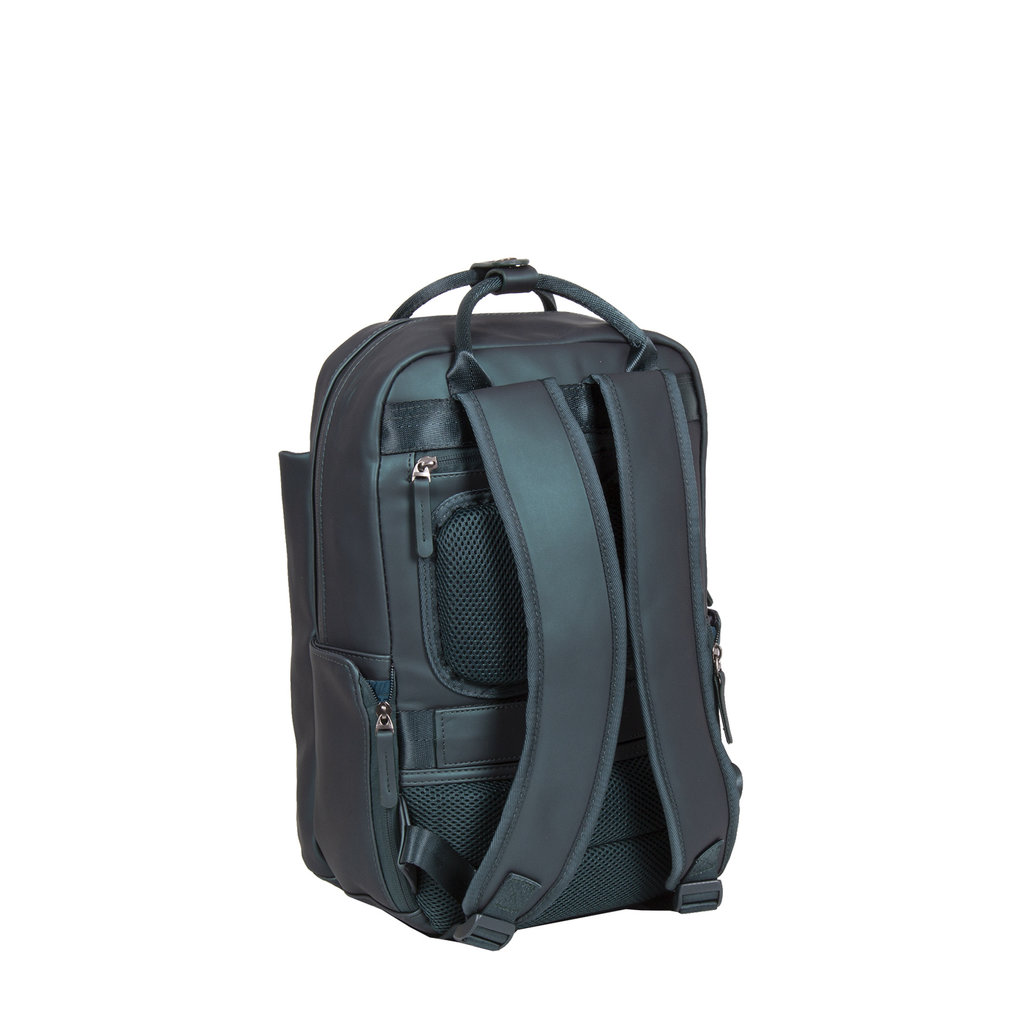 New Rebels New Rebels Harper Miami Metallic Grün 10L Rucksack Wasserabweisend Laptop 13"