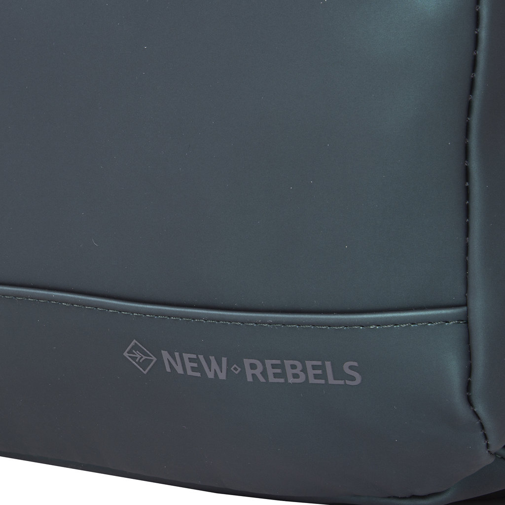 New Rebels New Rebels Harper Miami Metallic Grün 10L Rucksack Wasserabweisend Laptop 13"