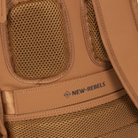New Rebels New Rebels Harper Miami Rugzak 9L Waterafstotende Laptop Rugtas 13 inch Schooltas en Werktas van PU Comfortabel Cognac