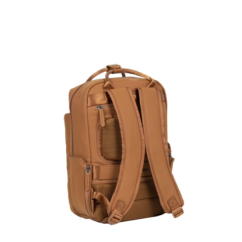 New Rebels Harper Miami Cognac 9L Backpack Water Repellent Laptop 13.3