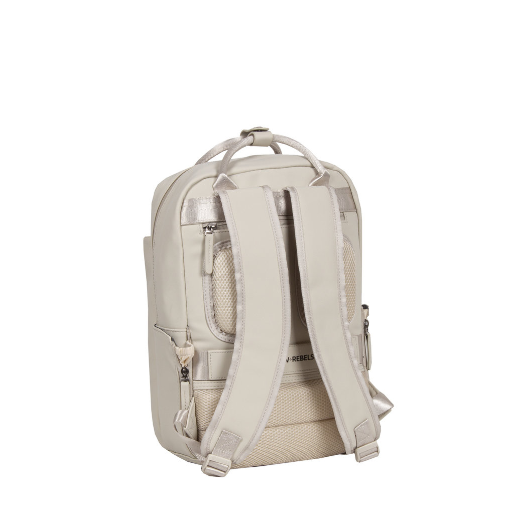New Rebels New Rebels Harper Miami Beige 10L Backpack Water Repellent Laptop 13"