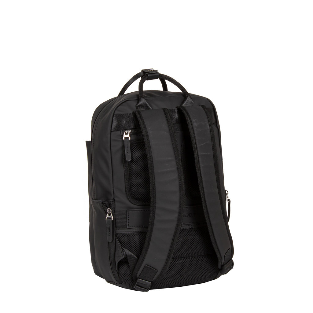 New Rebels New Rebels Harper Miami Black 10L Backpack Water Repellent Laptop 13"