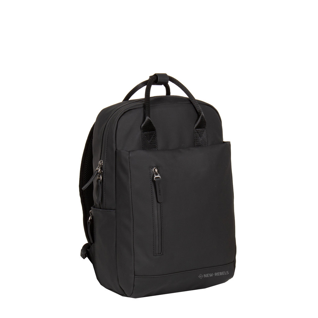 New Rebels New Rebels Harper Miami Black 10L Backpack Water Repellent Laptop 13"