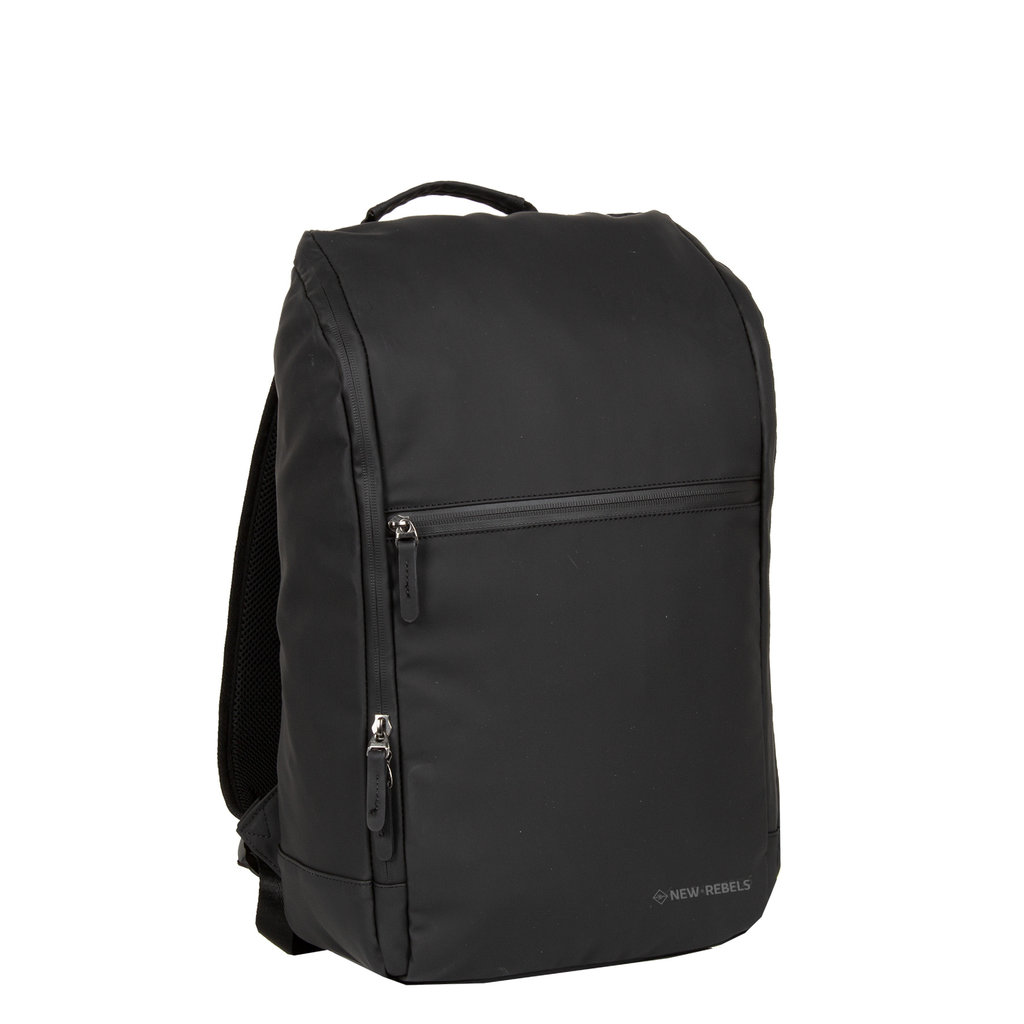 New-Rebels ® Harper - Backpack - Laptop compartiment  - 18 Liter - 44x35x50cm - Black