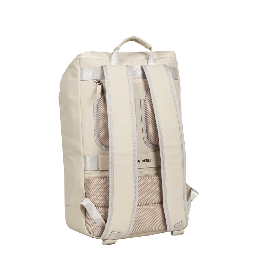 New-Rebels ® Harper - Backpack - Laptoptas - Rugtas - 18 Liter - 44x35x50cm - Beige