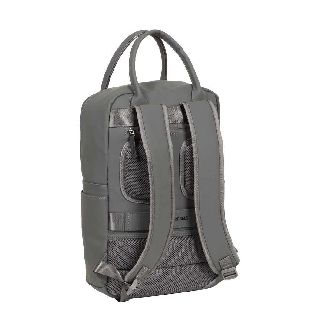 New Rebels ® Harper 3 - Backpack - Laptop compartiment - 12 Liter - Antracite Grey