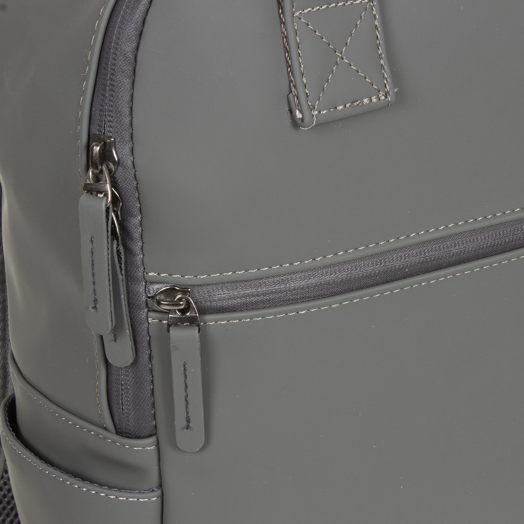 New Rebels New Rebels ® Harper  3- Rugtas - Waterafstotend - Laptoptas 14 inch -  12 Liter - Waterproof Rugzak - Antraciet Grijs