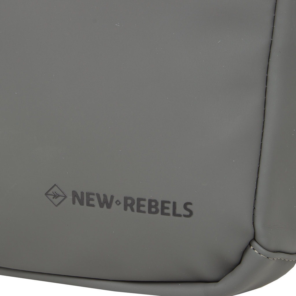 New Rebels New Rebels ® Harper  3- Rugtas - Waterafstotend - Laptoptas 14 inch -  12 Liter - Waterproof Rugzak - Antraciet Grijs