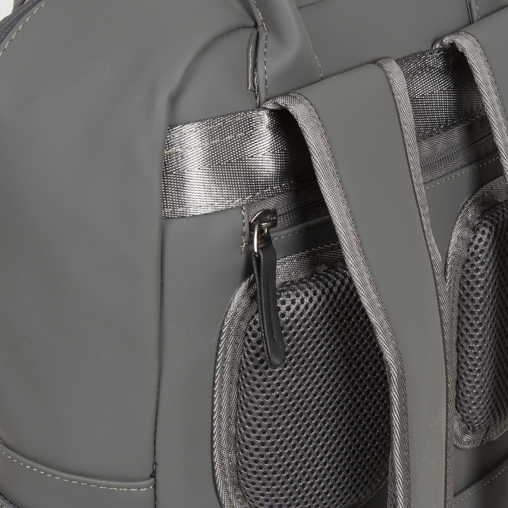 New Rebels New Rebels ® Harper  3- Rugtas - Waterafstotend - Laptoptas 14 inch -  12 Liter - Waterproof Rugzak - Antraciet Grijs