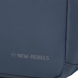 New Rebels ® Harper  3- Rugtas - Waterafstotend - Laptoptas 14 inch -  12 Liter - Waterproof Rugzak - Navy Blauw
