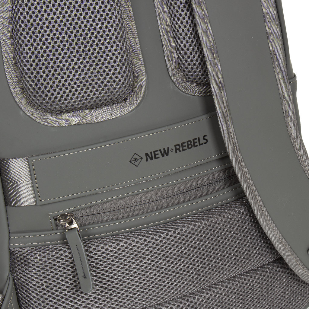 New Rebels ® Harper 2 - Backpack - Laptop compartiment - 11 Liter - Antracite Grey