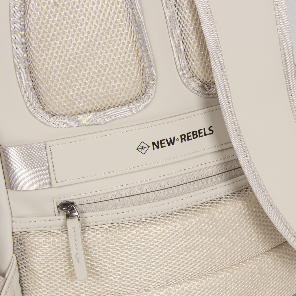 New Rebels New Rebels Harper Providence Beige 12L Backpack Water Repellent Laptop 11.6"