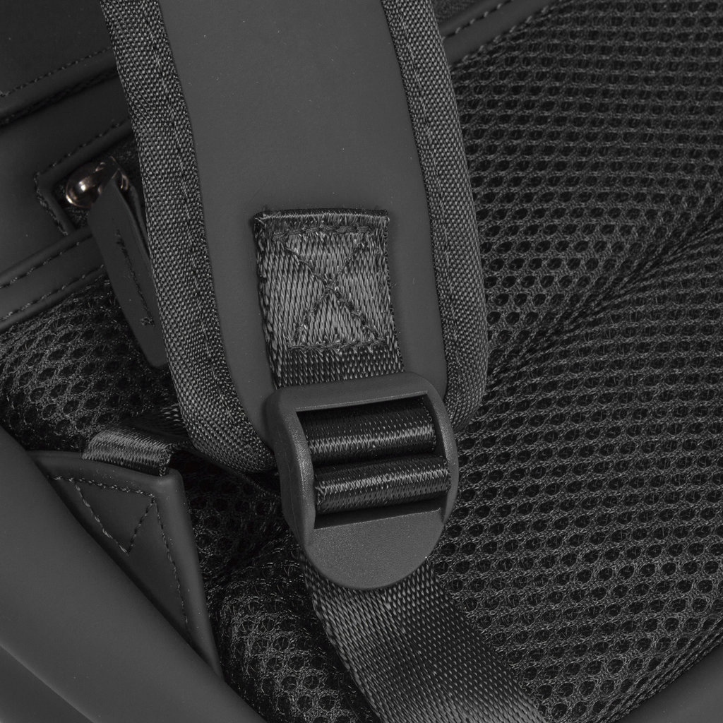 New Rebels New Rebels Harper Providence Zwart 12L Rugzak Waterafstotend Laptop 11.6"