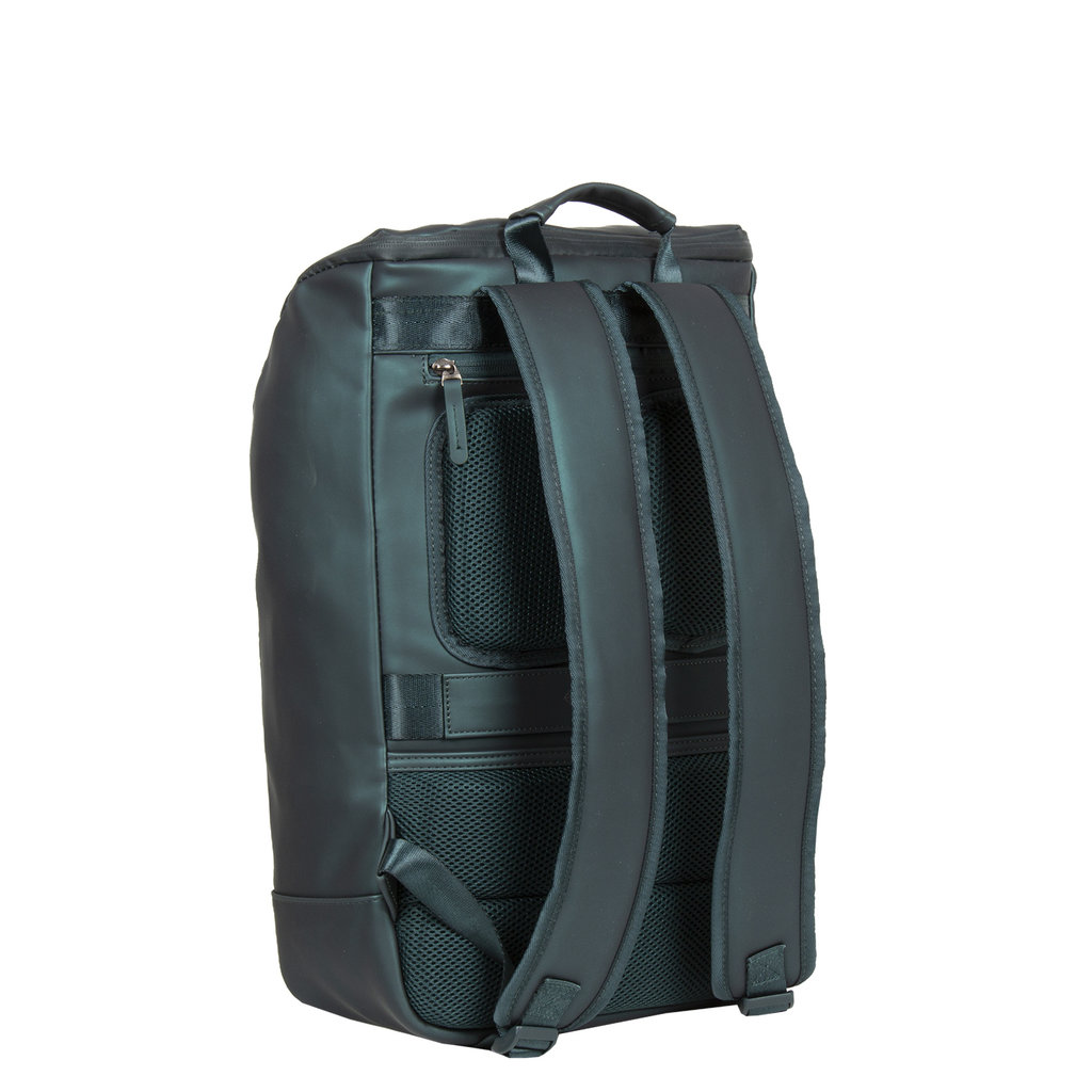 New Rebels New Rebels ® Harper - Rucksack - Laptoptasche- 18 Liter - Dunkelgrün - Metallic