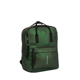 Mart Chicago Metallic Green 9L Backpack Water Repellent Laptop 13"