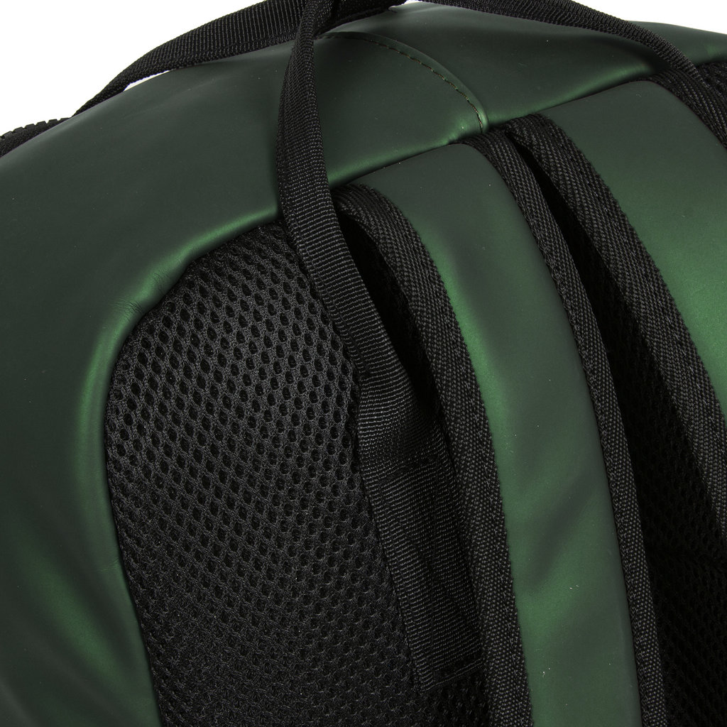 New Rebels New Rebels Mart Chicago Metallic Groen 17L Rugtas Waterafstotend Laptop 13"