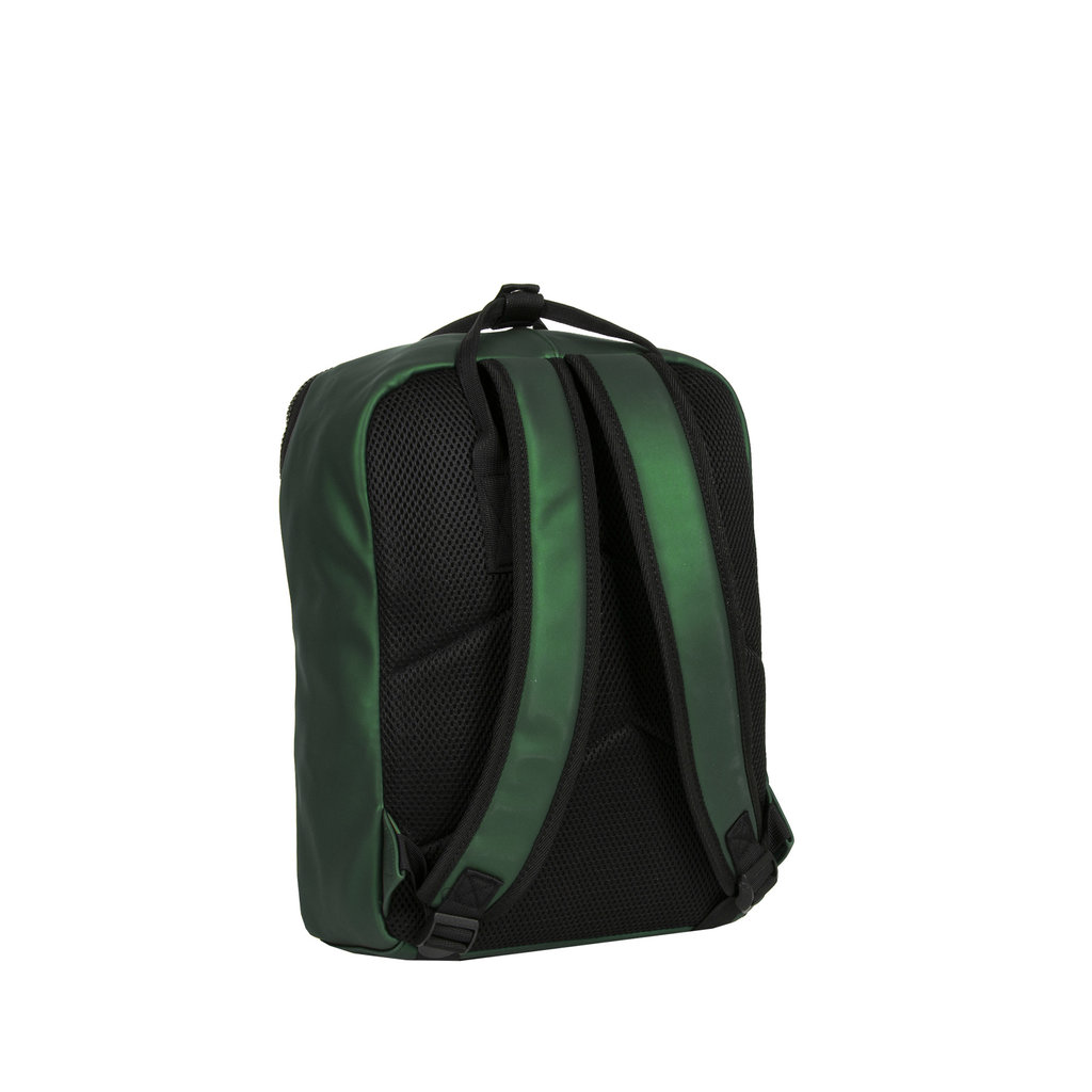 New Rebels New Rebels Mart Chicago Metallic Grün 17L Rucksack Wasserabweisend Laptop 13"