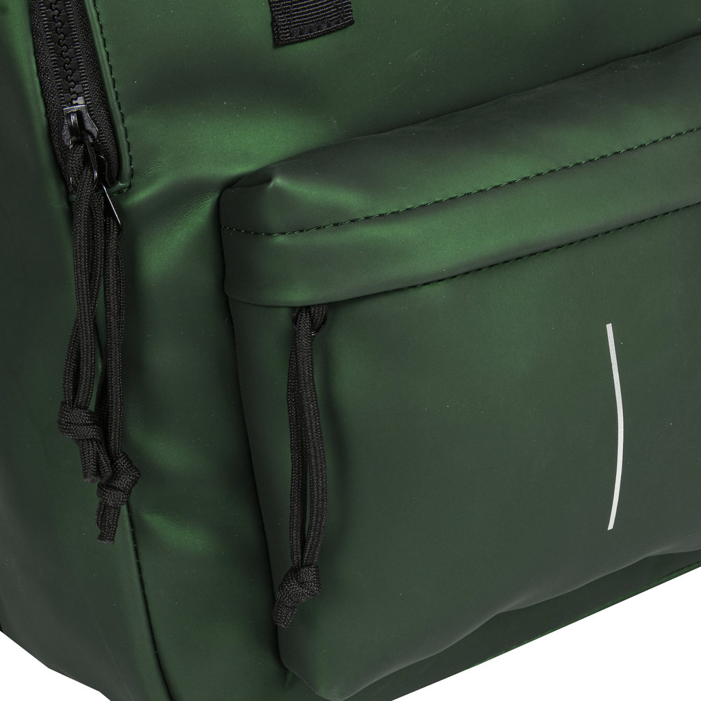 New Rebels New Rebels Mart Chicago Metallic Grün 17L Rucksack Wasserabweisend Laptop 13"