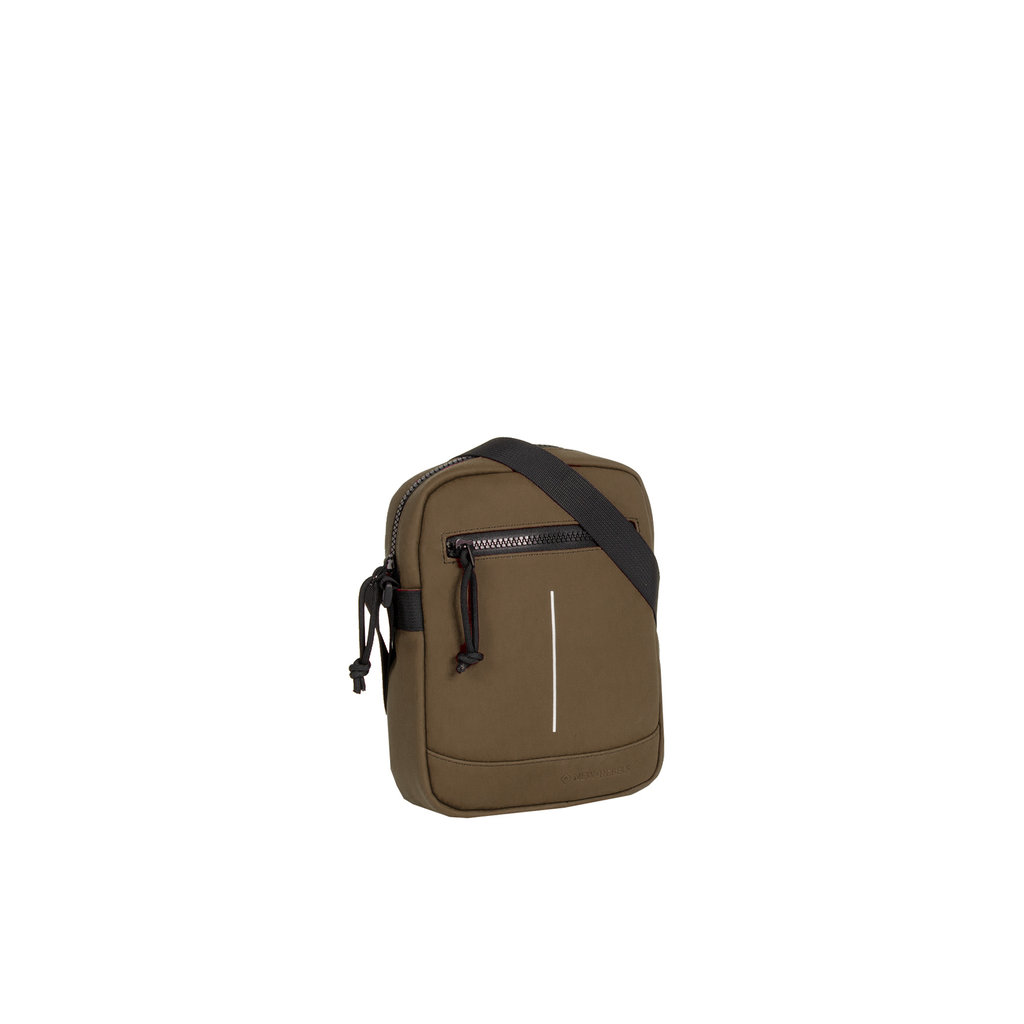 New Rebels® Mart - Shoulder bag - Crossbody bag - Top Zip - Olive - 17x5x22cm