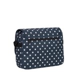 New Rebels ® Star26 - Medium Schoudertas  A4 - Crossbodytas met flap - with stars -  shadow blue with stars