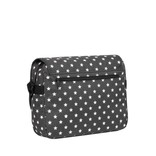 New Rebels ® Star26 - Medium Schoudertas  A5 - Crossbodytas met flap - Black with stars