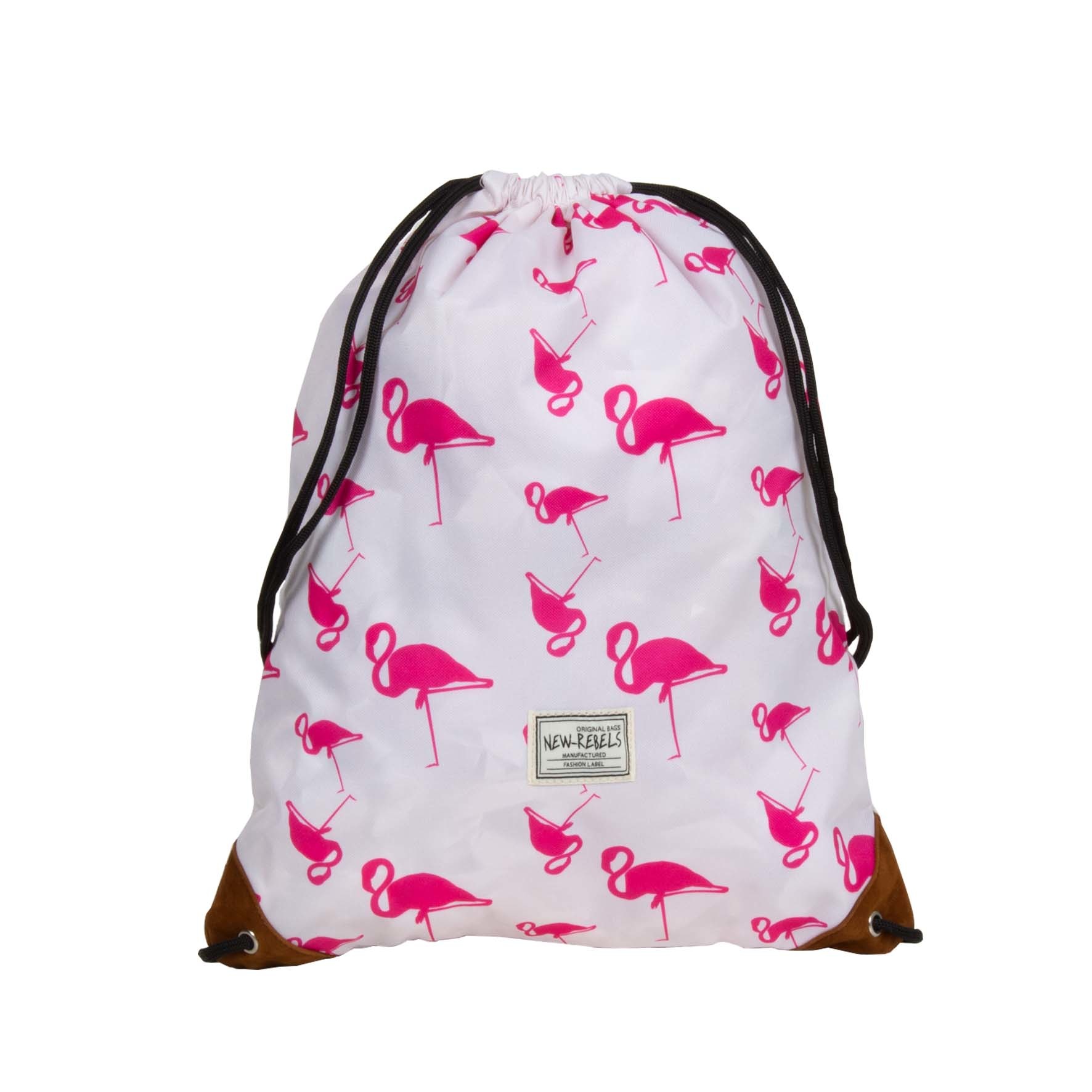 flamingo school bag