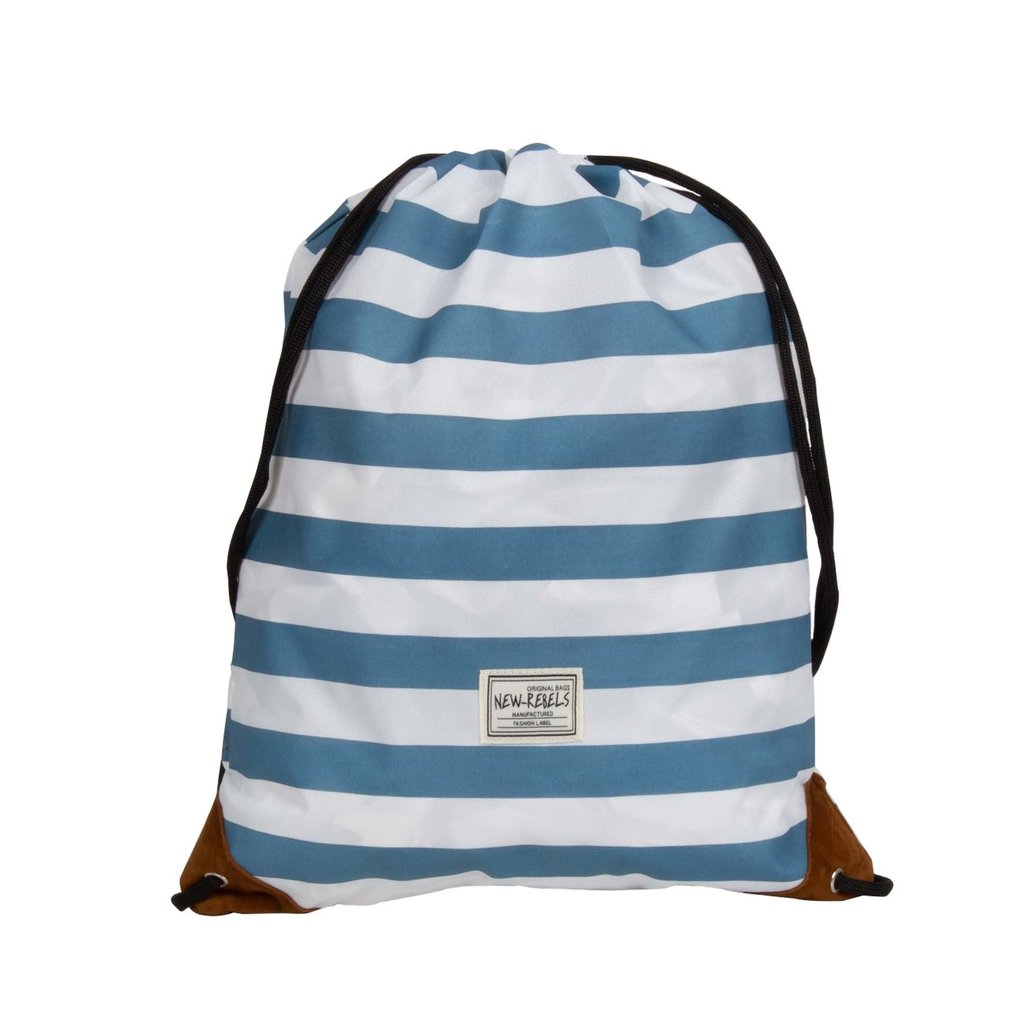 New Rebels®  Schuhtasche  - Shoe Bag Blue Stripe