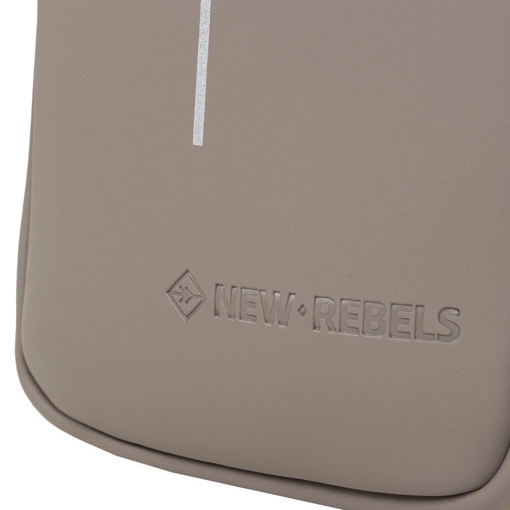 New-Rebels® Mart - Waterafstotend - Telefoontas  - Telefoontasje - 10x2x17cm - Taupe