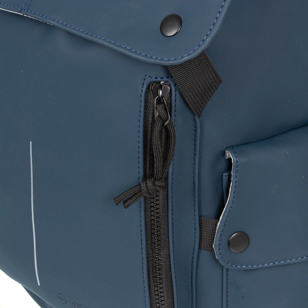 New Rebels New Rebels ® Mart - PU - Laptop - Backpack - Water-resistant - Navy Blue