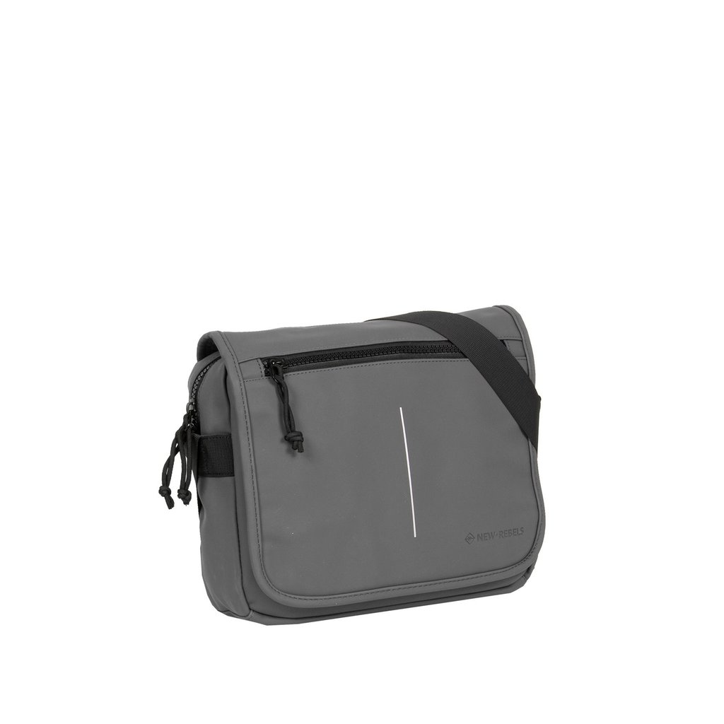 New Rebels New Rebels ® Mart - Flapover - Anthracite - A5 - Schoudertas