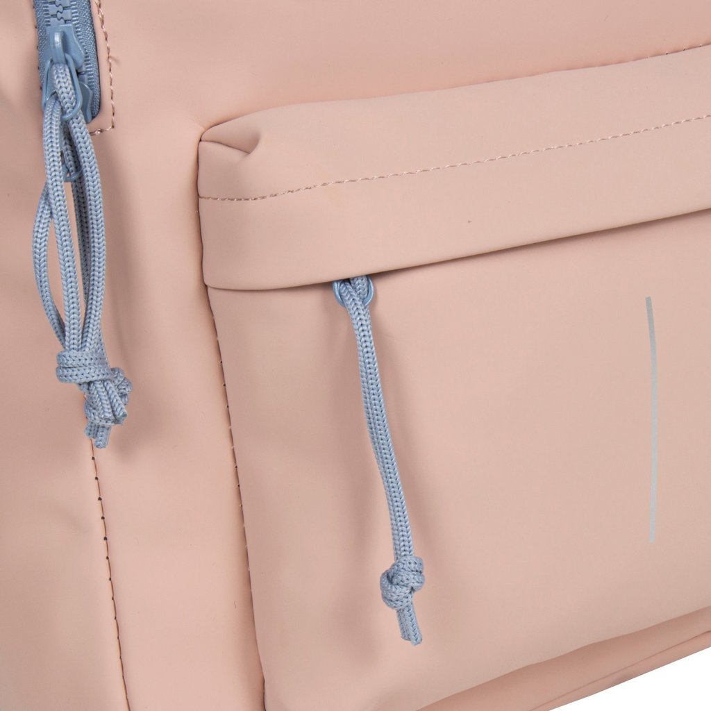 New-Rebels® Tim - Backpack - Water-resistant - Soft Pink/Blue  IV - 28x16x39cm