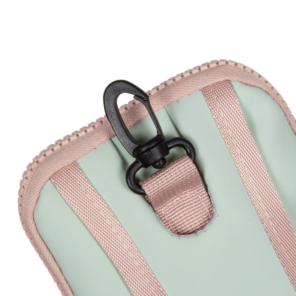 New Rebels ® Tim - Waterafstotend - Telefoontas - Telefoontasje - Mint Blue/Soft Pink