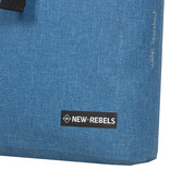 New Rebels ® Vepo - Rolltop - Rucksack - Wasserdicht - 7 Liter - Rugtas -  -  Blau