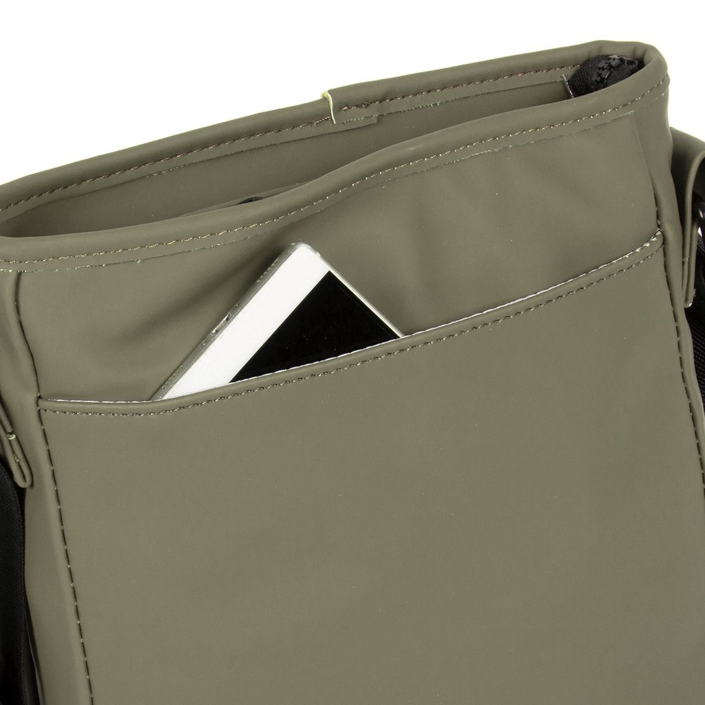 New Rebels® Mart Shoulderbag A5 Flapover Taupe VII | Umhängetasche