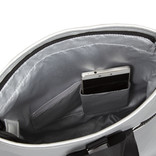 New Rebels New Rebels Mart Los Angeles Metallic Zilver 7L Rolltop Rugzak Waterafstotend