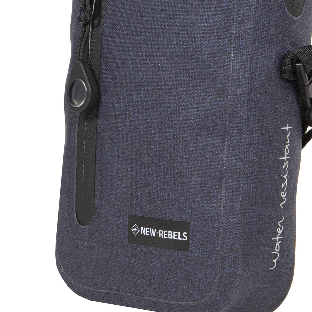 New Rebels ® Vepo Waterproof Phone Pocket  Blau | Telefontasche Navy Blau