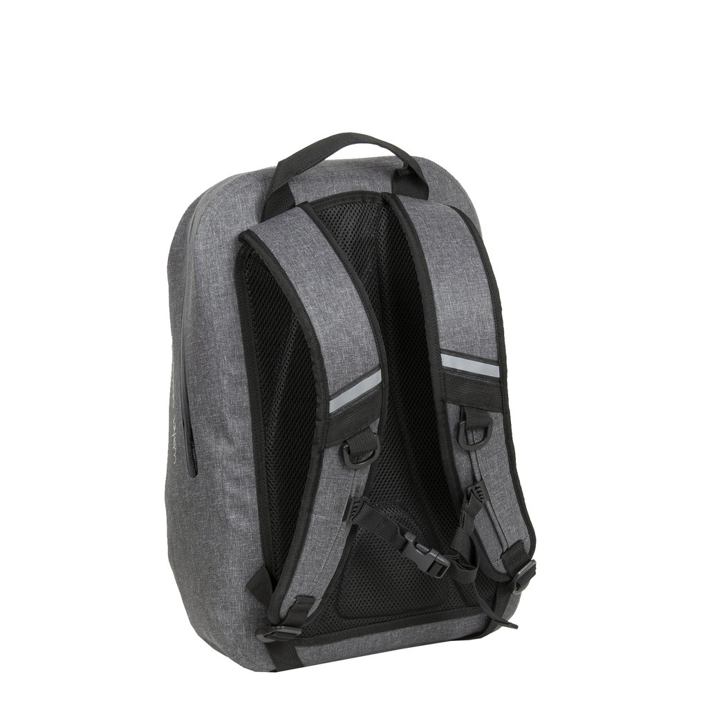 New Rebels ® Vepo Wasserdichter Rucksack Grau 25L - Regenfest - Waterproof