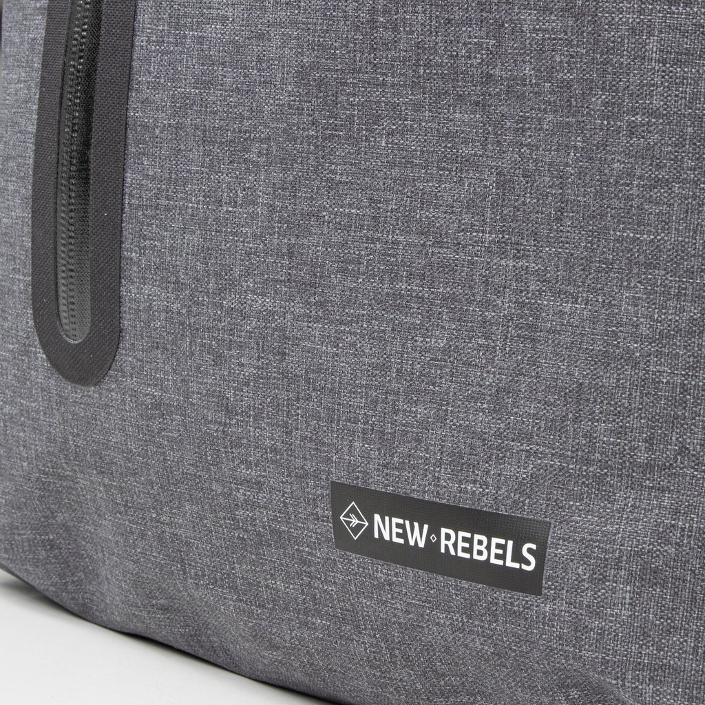 New Rebels ® Vepo - Waterproof - Rolltop - Watersport - Waterdichte Rugzak / Ritsen - 32L- Gray