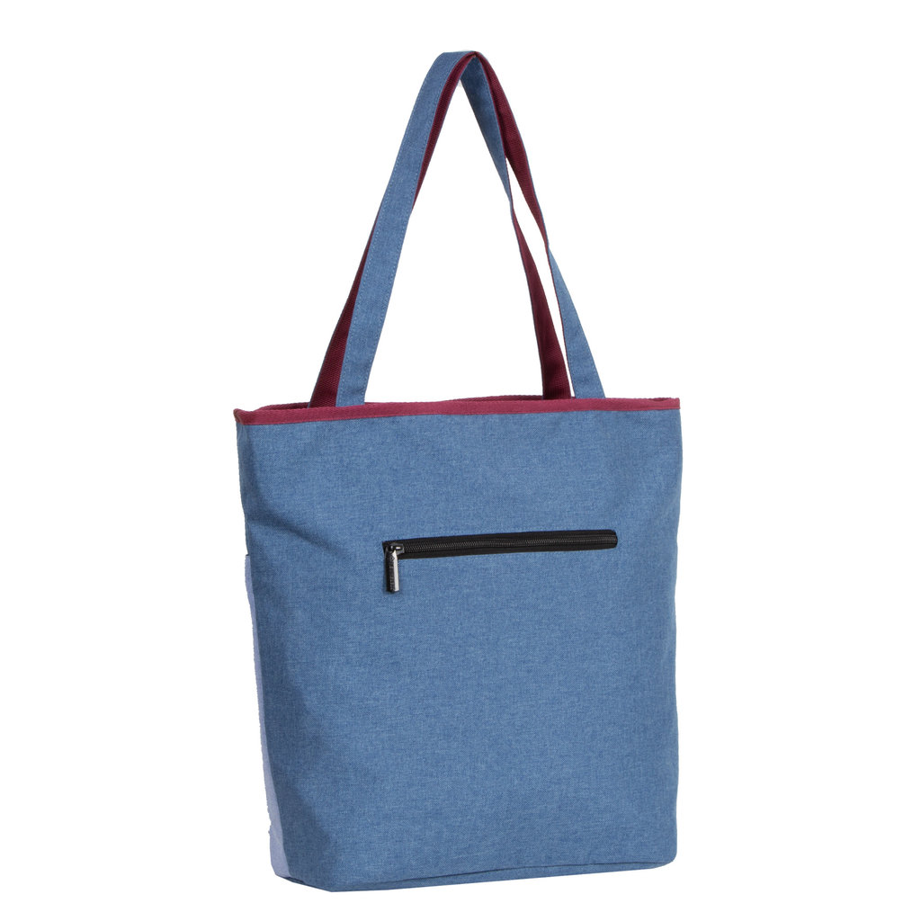 New Rebels ® Morris Shopper Soft Blau 2Tone 43X16X37Cm