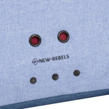 New Rebels New Rebels ® Morris Shopper Soft Blue 2Tone 43X16X37CM