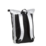New Rebels New Rebels Mart New York Metallic Zilver 21L Rugtas Rolltop Waterafstotend Laptop 15.6"