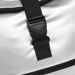 New Rebels New Rebels Mart New York Metallic Zilver 21L Rugtas Rolltop Waterafstotend Laptop 15.6"