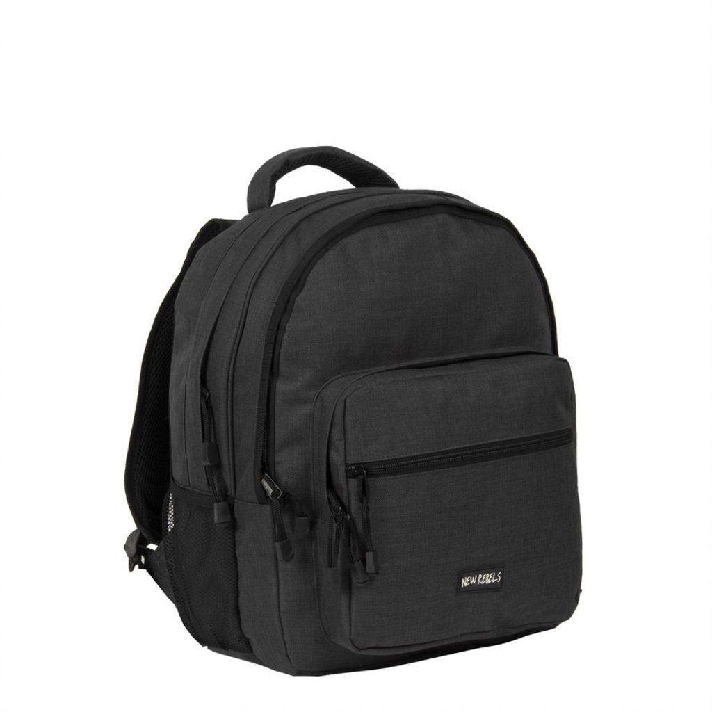 New Rebels ® Heaven School Backpack Black