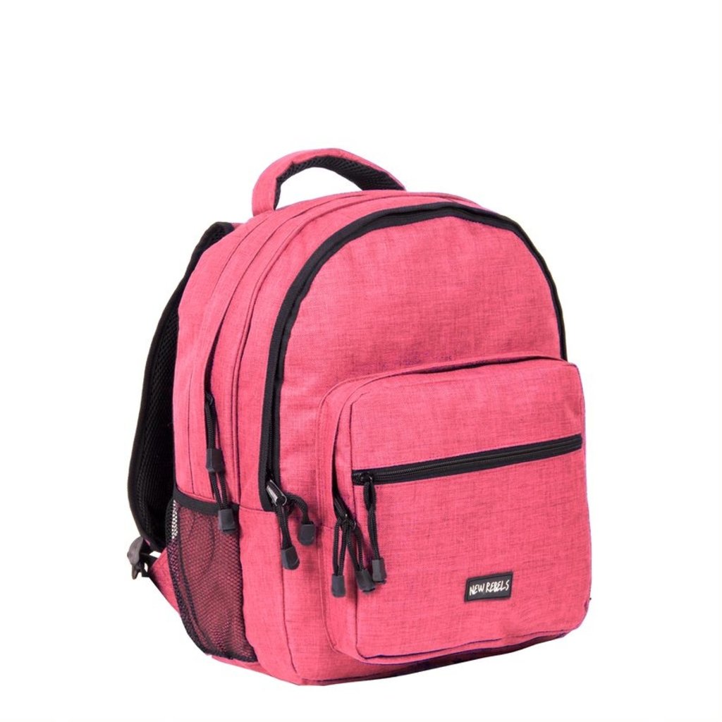 New Rebels Heaven school backpack pink 19L 31x15x41cm