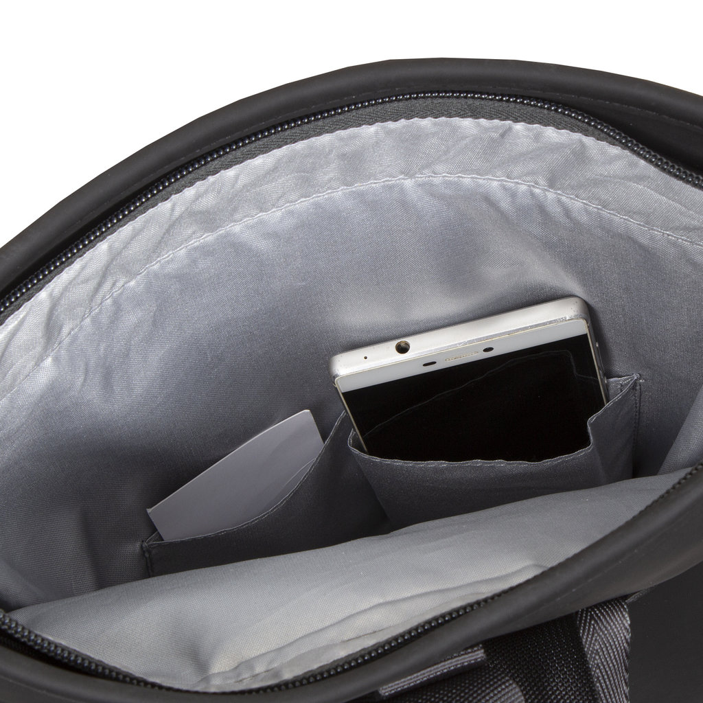 New Rebels New Rebels ® Tim Rolltop  Rugzak Klein Zwart/Grijs