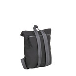 New Rebels ® Tim Rolltop Rucksack Klein Schwarz/Grau